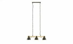 KHG Pendelleuchte, 3-flammig, schwarz mit Pinienholz -Innenleuchten Verkaufsladen 11686575 8 202203081236