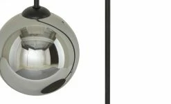 KHG LED-Tischeuchte, 1-flammig, schwarz/ Rauchglas -Innenleuchten Verkaufsladen 11686578 3 202202222232