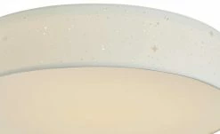 KHG Smart-Home Deckenleuchte, Stoffschirm weiß mit Stanzung -Innenleuchten Verkaufsladen 11686628 2 202205161235