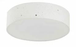 KHG Smart-Home Deckenleuchte, Stoffschirm weiß mit Stanzung -Innenleuchten Verkaufsladen 11686629 6 202205021317