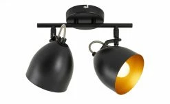 KHG Deckenstrahler, 2-flammig, schwarz innen goldfarben -Innenleuchten Verkaufsladen 11686645 4 202202222232