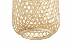 HOME STORY Pendelleuchte, 1-flammig, Bambus-Rattan geflochten natur | 144,5|cm 13 HOME STORY Pendelleuchte, 1-flammig, Bambus-Rattan geflochten natur | 144,5|cm -Innenleuchten Verkaufsladen 11686656 4 202205022313