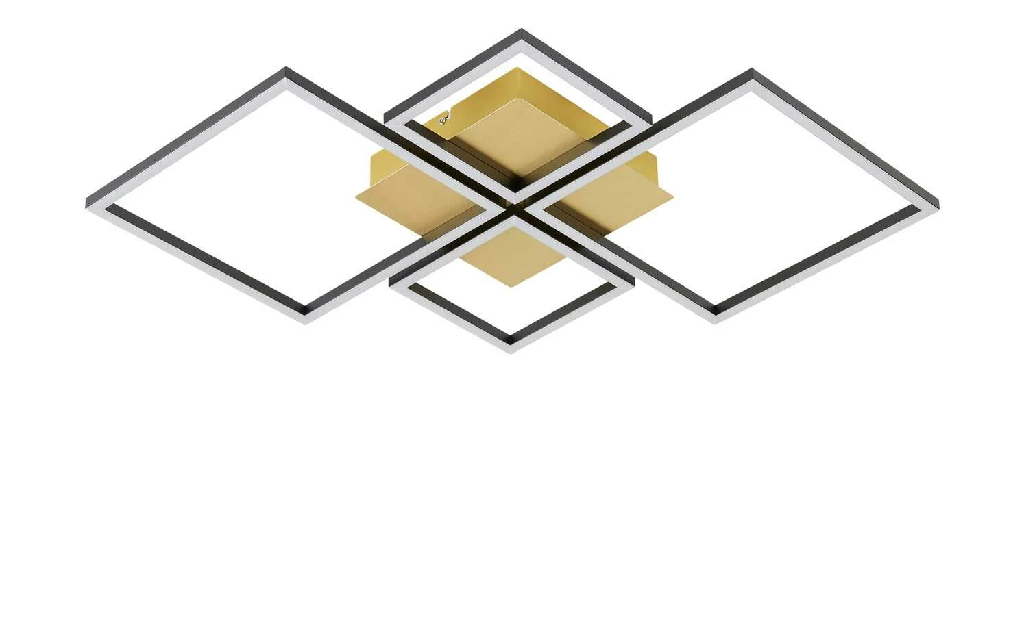 HOME STORY LED-Deckenleuchte, 4-flammig, schwarz/goldfarben 9 HOME STORY LED-Deckenleuchte, 4-flammig, schwarz/goldfarben – Bild 7
