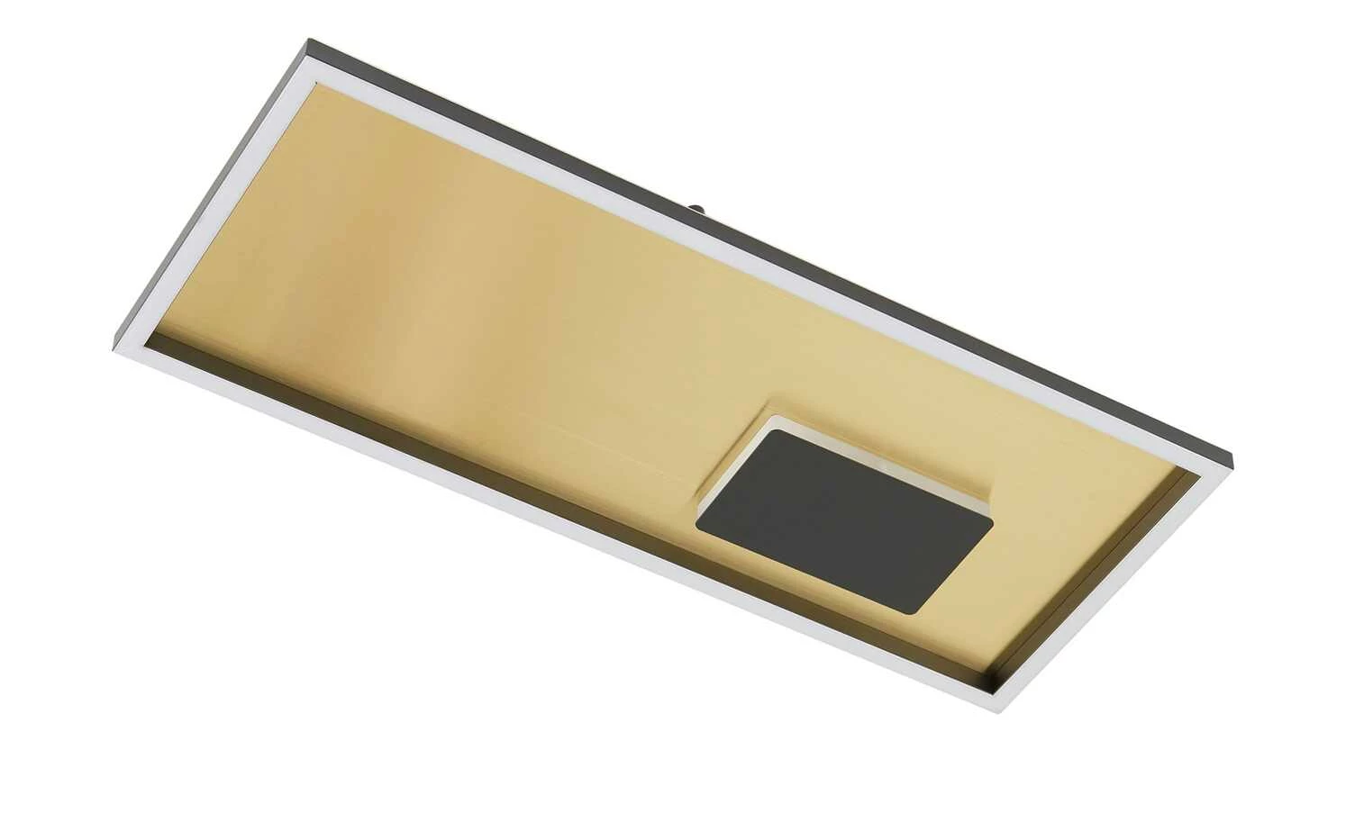 HOME STORY LED-Deckenleuchte, schwarz/goldfarben rechteckig 8 HOME STORY LED-Deckenleuchte, schwarz/goldfarben rechteckig – Bild 6