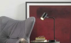 Trio Tischleuchte, 1-flammig, schwarz