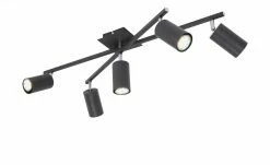 Trio Deckenspot, 5-flammig, schwarz -Innenleuchten Verkaufsladen 11686699 4 202104221233