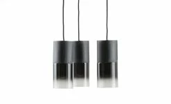 Trio Pendelleuchte, 3-flammig, Rauchglas schwarz -Innenleuchten Verkaufsladen 11686734 2 202202242232