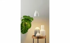 Pendelleuchte, 1-flammig, Metall weiß