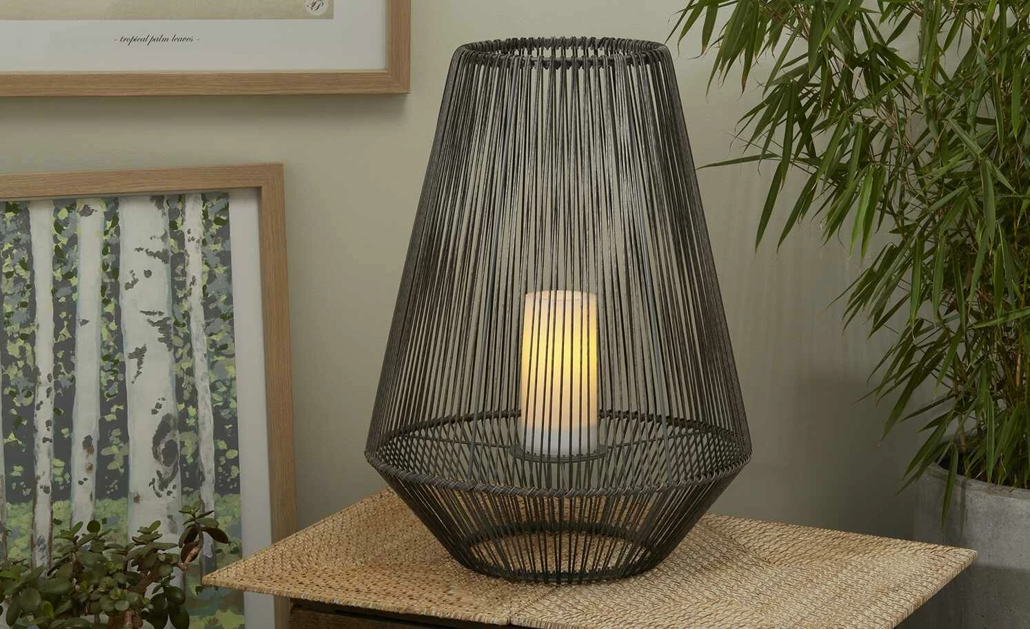 Trio Solar-Außen-Tischleuchte, grau ´groß´ 3 Trio Solar-Außen-Tischleuchte, grau ´groß´