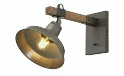 Wandleuchte, 1-flammig, schwarz/holz -Innenleuchten Verkaufsladen 11686862 8 202109142232