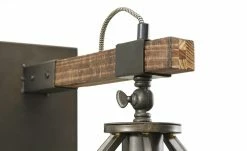 Wandleuchte, 1-flammig, schwarz/holz 16 Wandleuchte, 1-flammig, schwarz/holz -Innenleuchten Verkaufsladen 11686863 4 202109011239