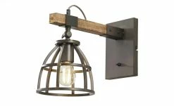 Wandleuchte, 1-flammig, schwarz/holz 18 Wandleuchte, 1-flammig, schwarz/holz -Innenleuchten Verkaufsladen 11686863 7 202109011239