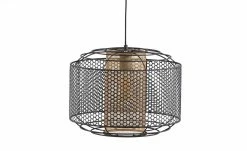 Pendelleuchte, 1-flammig, Metall schwarz/goldfarben 10 Pendelleuchte, 1-flammig, Metall schwarz/goldfarben -Innenleuchten Verkaufsladen 11686942 4 202201242233