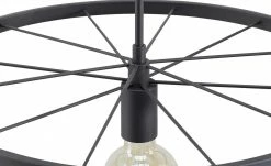 Pendelleuchte, 1-flammig, `Radspeiche` schwarz 13 Pendelleuchte, 1-flammig, `Radspeiche` schwarz -Innenleuchten Verkaufsladen 11686944 4 202201211235