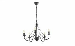 Kronleuchter, 5-flammig, schwarz -Innenleuchten Verkaufsladen 11686960 3 202205041236