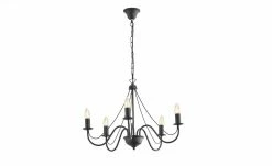 Kronleuchter, 5-flammig, schwarz -Innenleuchten Verkaufsladen 11686960 4 202205041236