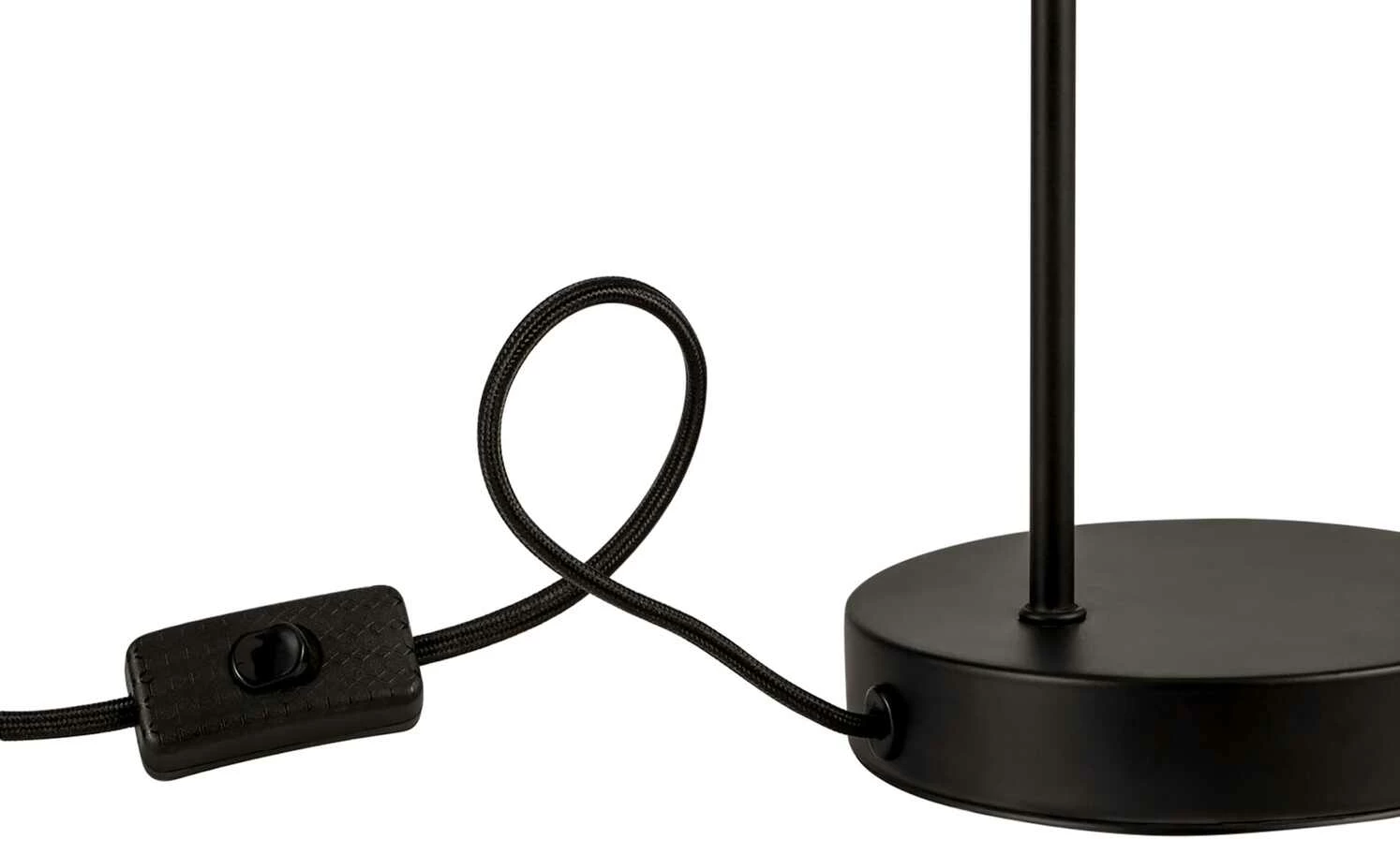 Tischleuchte, 1-flammig, Stoffschirm schwarz 7 Tischleuchte, 1-flammig, Stoffschirm schwarz – Bild 5