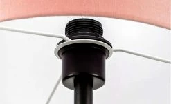 Stehleuchte, 1-flammig, Stoffschirm rosa -Innenleuchten Verkaufsladen 11686973 6 202109171234