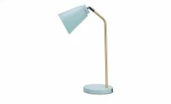 Tischleuchte, 1-flammig, hellblau/goldfarben -Innenleuchten Verkaufsladen 11686984 1 202109061235