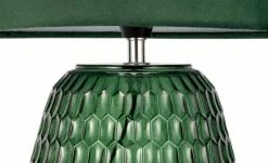 Tischleuchte, 1-flammig, Samt/Glas grün -Innenleuchten Verkaufsladen 11686986 4 202109061235