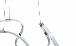 KHG LED-Pendelleuchte, chrom, geschwungen `klein` -Innenleuchten Verkaufsladen 11686999 7 202207271302