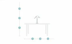 KHG LED-Tischleuchte, 1-flammig, chrom -Innenleuchten Verkaufsladen 11687001 2 202207271302
