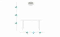 HOME STORY LED-Deckenleuchte, Acrylbehang -Innenleuchten Verkaufsladen 11687004 4 202207271302