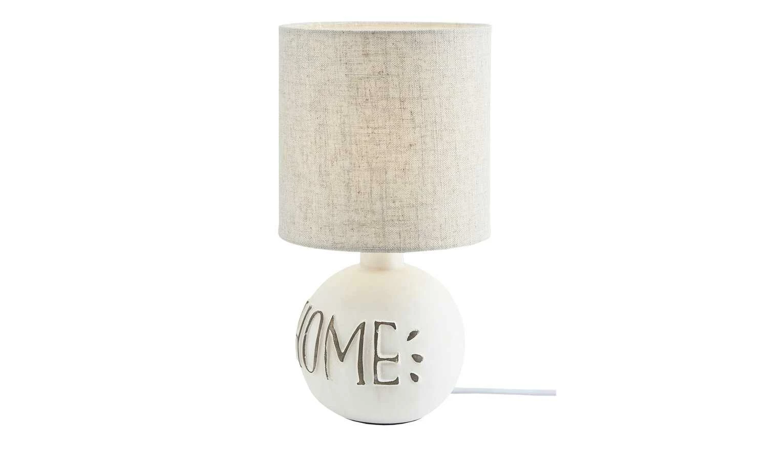 Trio Keramik-Tischleuchte, 1-flammig, grau ´Home` 9 Trio Keramik-Tischleuchte, 1-flammig, grau ´Home` – Bild 7