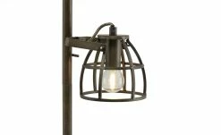 Stehleuchte, 3-flammig, schwarz/Holz -Innenleuchten Verkaufsladen 11687084 4 202111191259