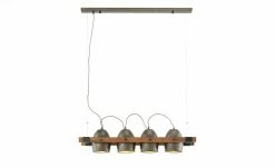Pendelleuchte, 4-flammig, Metall/ Holz schwarz -Innenleuchten Verkaufsladen 11687086 2 202205041236