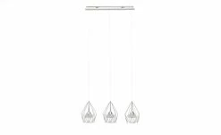 Wofi LED-Pendelleuchte 3-flammig, chrom, Kristalloptik ´Rondell´ -Innenleuchten Verkaufsladen 11687094 1 202112231310