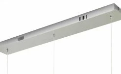 Wofi LED-Pendelleuchte 3-flammig, chrom, Kristalloptik ´Rondell´ -Innenleuchten Verkaufsladen 11687094 3 202112231310