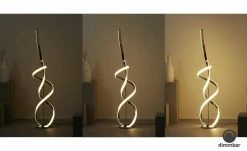 Wofi LED-Stehleuchte, 1-flammig, chrom