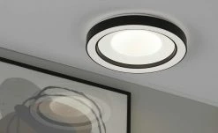 Trio LED-Deckenleuchte, schwarz mit Fernbedienung -Innenleuchten Verkaufsladen 11687111 6 202201271233