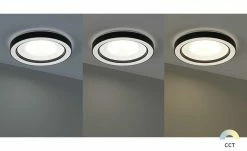 Trio LED-Deckenleuchte, schwarz mit Fernbedienung -Innenleuchten Verkaufsladen 11687111 8 202201271233
