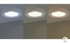 Trio LED-Deckenleuchte, weiß mit Fernbedienung `Sunflower` -Innenleuchten Verkaufsladen 11687112 8 202202041236