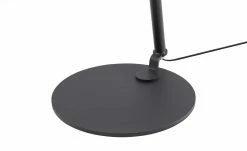 B-Leuchten Stehleuchte, 1-flammig, schwarz/chrom mit grauen Schirm -Innenleuchten Verkaufsladen 11687115 1 202111241245