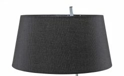 B-Leuchten Stehleuchte, 1-flammig, schwarz/chrom mit grauen Schirm -Innenleuchten Verkaufsladen 11687115 5 202111241245