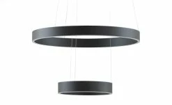B-Leuchten LED-Pendelleuchte, schwarz `Ringe´ -Innenleuchten Verkaufsladen 11687116 9 202202071235