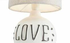 Trio Keramik-Tischleuchte, 1-flammig, ´Love´ -Innenleuchten Verkaufsladen 11687120 4 202112271233 1