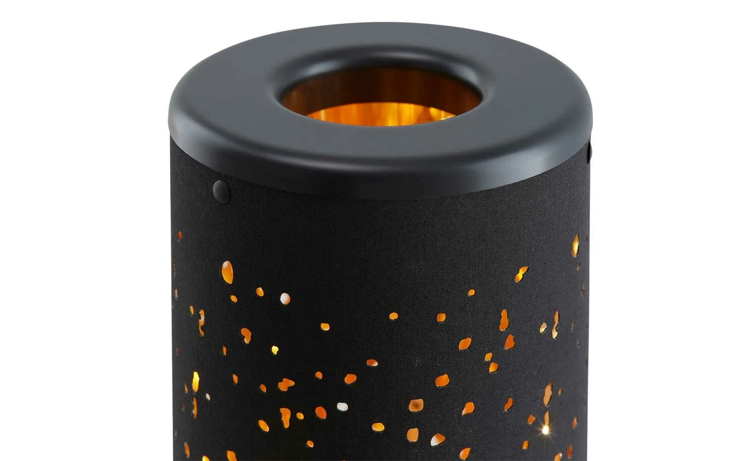 Trio LED-Stehleuchte, 1-flammig, Stoff schwarz/gold 7 Trio LED-Stehleuchte, 1-flammig, Stoff schwarz/gold – Bild 5