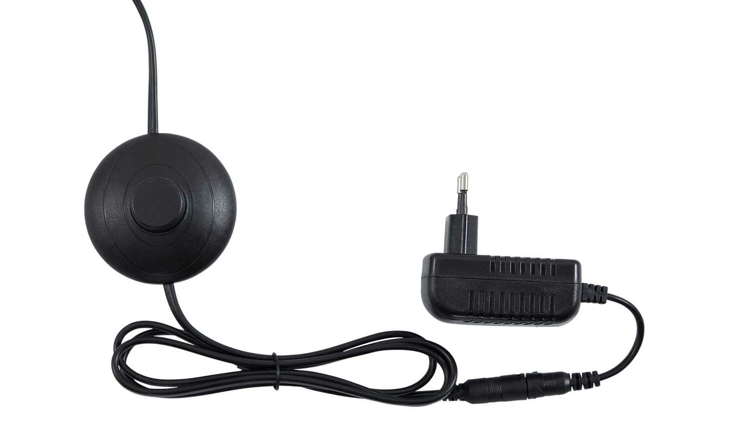 Trio LED-Stehleuchte, 1-flammig, Stoff schwarz/gold 9 Trio LED-Stehleuchte, 1-flammig, Stoff schwarz/gold – Bild 7