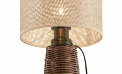 Trio Tischleuchte, 2-flammig, Rattangeflecht 15 Trio Tischleuchte, 2-flammig, Rattangeflecht -Innenleuchten Verkaufsladen 11687136 2 202205041236