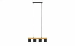 Trio Pendelleuchte, 4-flammig, Holz/ Stoffschirm schwarz/goldfarben 11 Trio Pendelleuchte, 4-flammig, Holz/ Stoffschirm schwarz/goldfarben -Innenleuchten Verkaufsladen 11687145 1 202201251234