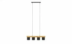 Trio Pendelleuchte, 4-flammig, Holz/ Stoffschirm schwarz/goldfarben 12 Trio Pendelleuchte, 4-flammig, Holz/ Stoffschirm schwarz/goldfarben -Innenleuchten Verkaufsladen 11687145 2 202201251234