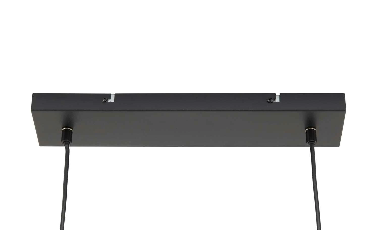 Trio Pendelleuchte, 4-flammig, Holz/ Stoffschirm schwarz/goldfarben 8 Trio Pendelleuchte, 4-flammig, Holz/ Stoffschirm schwarz/goldfarben – Bild 6