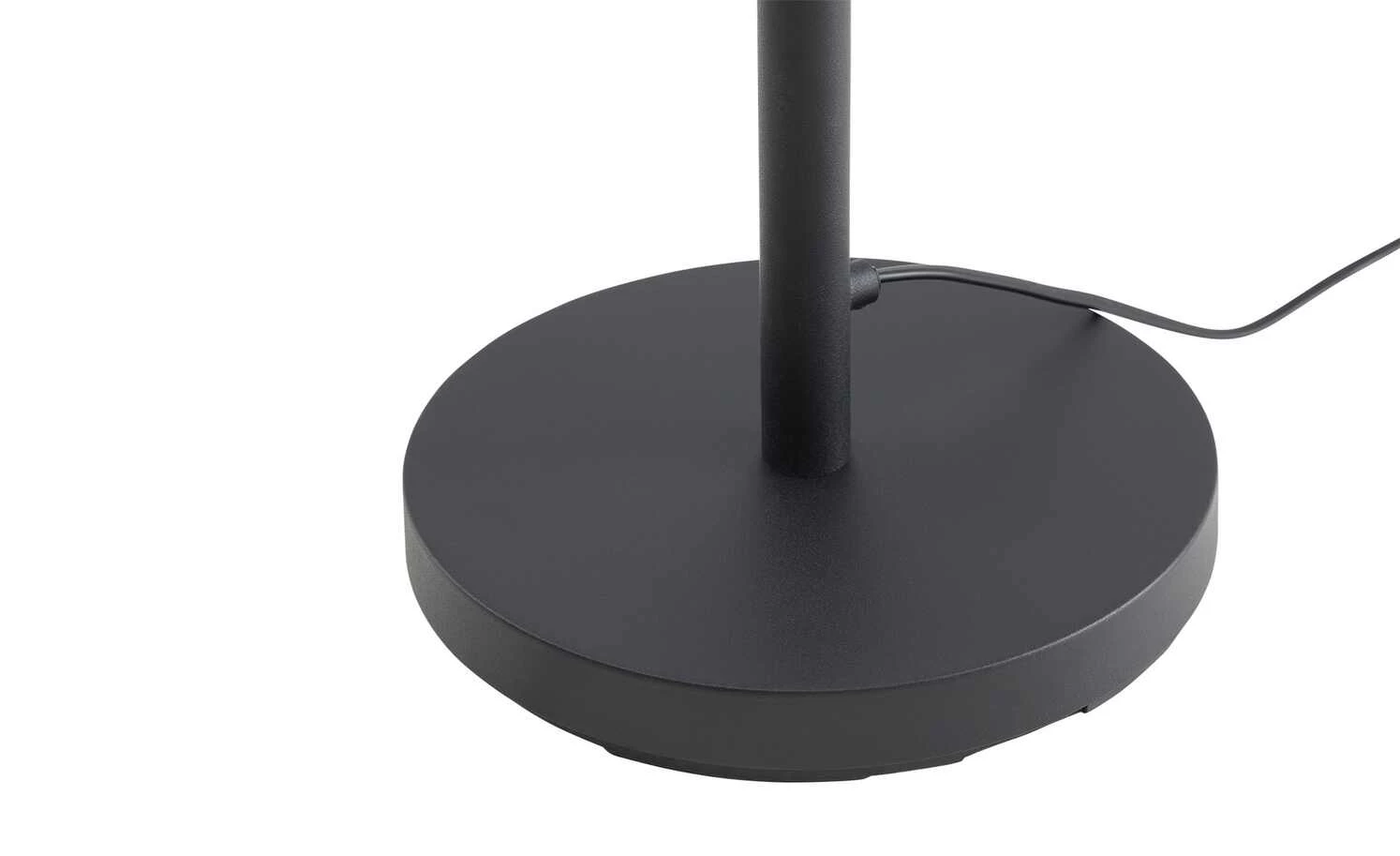 Trio Stehleuchte, 3-flammig, schwarz, Stoffschirm schwarz/gold 6 Trio Stehleuchte, 3-flammig, schwarz, Stoffschirm schwarz/gold – Bild 4