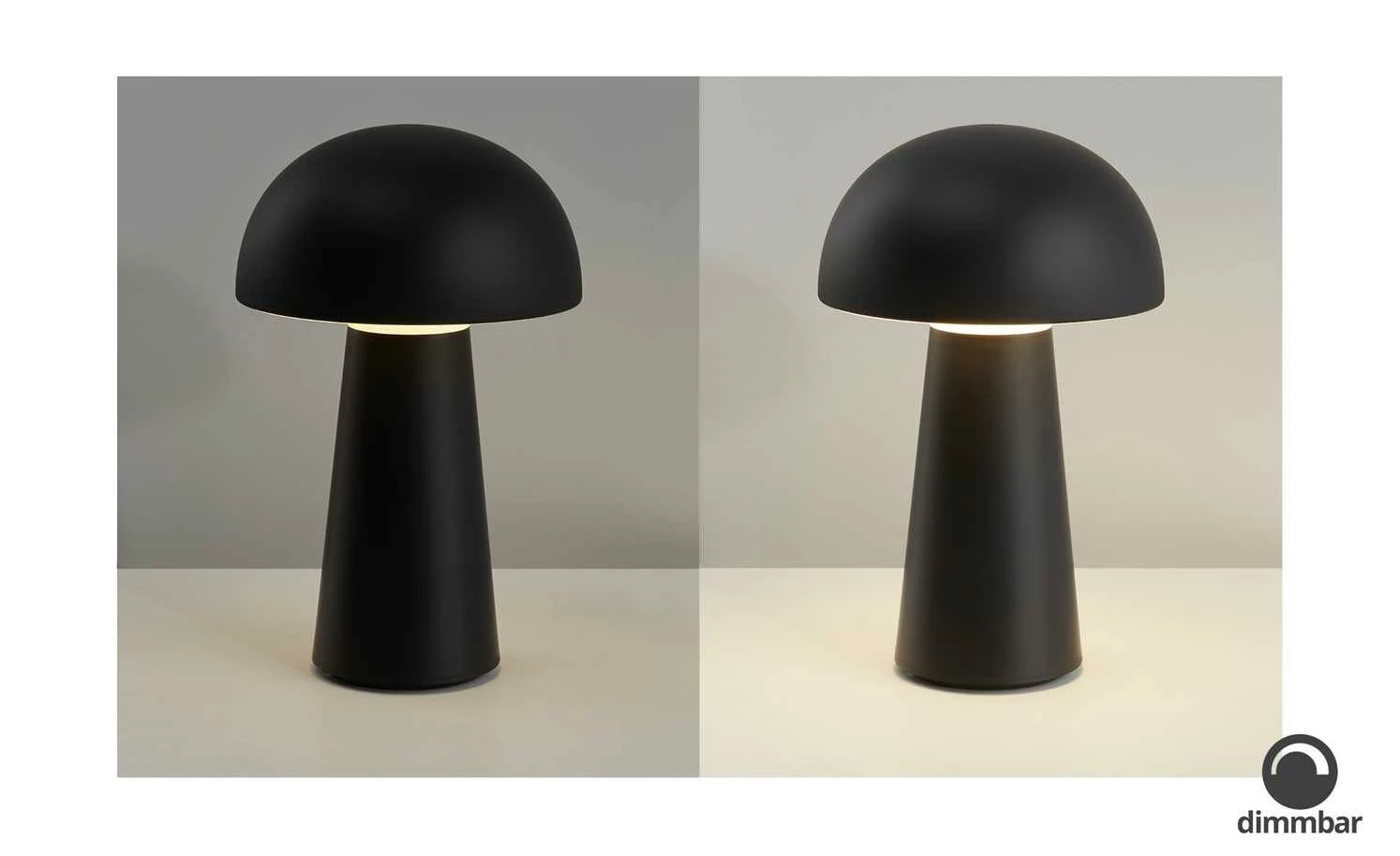 Trio Akku-Tischleuchte, 1-flammig, schwarz 4 Trio Akku-Tischleuchte, 1-flammig, schwarz – Bild 2