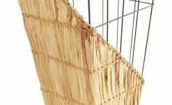 Stehleuchte, 2-flammig, Metall mit Grasgeflecht -Innenleuchten Verkaufsladen 11687173 2 202201141239