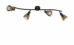 Deckenstrahler 4-flammig, Draht/ Rattan -Innenleuchten Verkaufsladen 11687183 1 202202071235